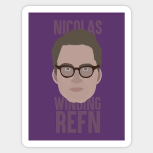 Nicolas Winding Refn Head Sticker